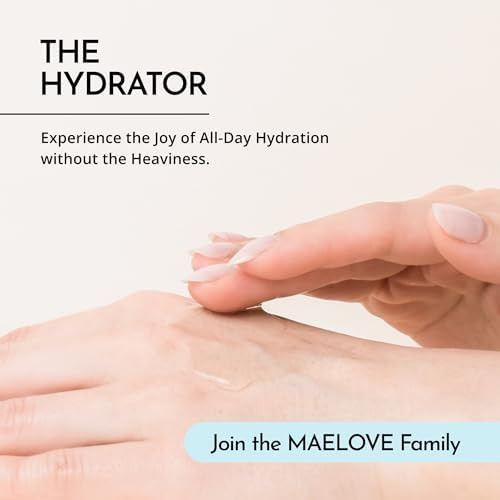 MAELOVE Hydrator Hyaluronic Acid B5 Serum with Resveratrol for Instantly Dewy Glow
