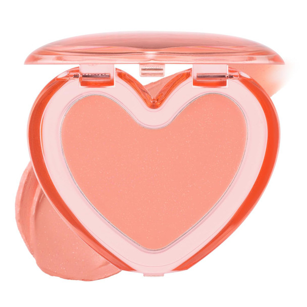 lilybyred Luv Beam Sherbet Cheek | Heart-Shaped Korean Cream Blush, Lightweight Melt-In Texture, Micro-Pearl Glow, Buildable Natural Color, Soft Radiant Finish, 0.12 oz. (06 Raspberry Topping)