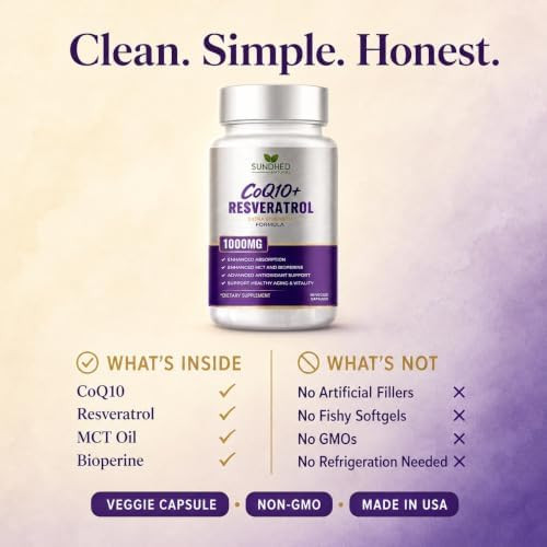 Sundhed Natural CoQ10 Powerful Antioxidant