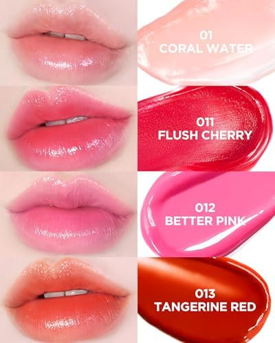 TOCOBO Glass Tinted Lip Balm  Vegan Korean Lip Care for Deep Hydration - Tinted Glass Glow Moisturizing with Vibrant  - Non-Sticky Radiant