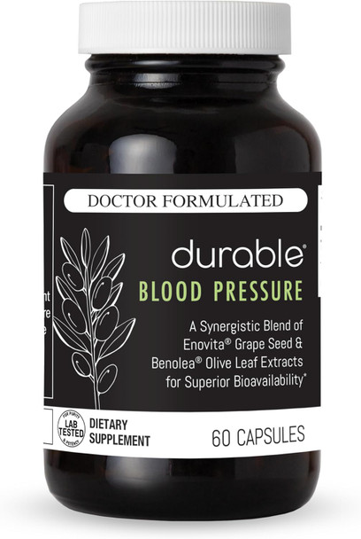 Durable Blood Pressure Benolea Olive Leaf & Enovita Grape Seed