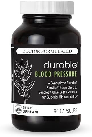 Durable Blood Pressure Benolea Olive Leaf & Enovita Grape Seed
