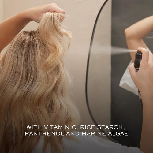 Kristin Ess Volumizing Vitamin C Dry Shampoo Spray for Oily Hair  Frizz - Talc Free Oil Absorbing Powder Spray for Women - Minimal Residue - Sulfate Free + Vegan  Color Safe - Fresh Pear Fragrance