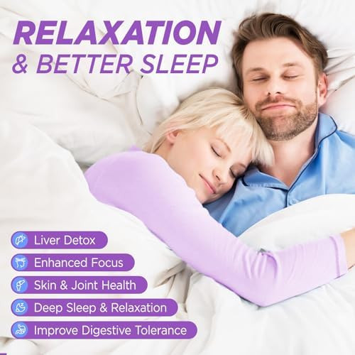 Duwhot Glycine Gummies,  Glycine Supplements for Sleep, Sugar-Free