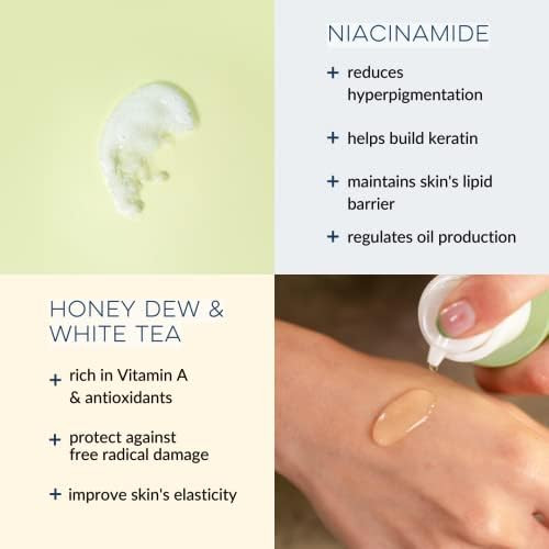 Clean Skin Club Acne Wash Facial Cleanser 5% Niacinamide Honeydew  White Tea Fragrance Cruelty Free