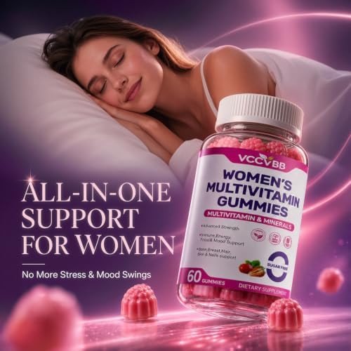 VCCVBB  Women's Multivitamin Gummies Strawberry Flavor