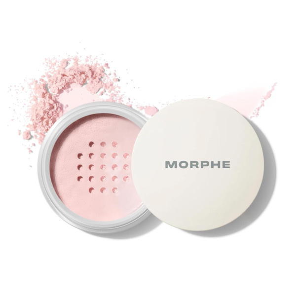 Morphe Bake & Set Setting Powder  Lightweight Talc-Free Finishing Powder for Face Makeup with a Soft  Natural Finish  Minimizes Shine for Up to 24HR