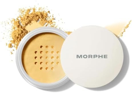 Morphe Bake & Set Setting Powder  Lightweight Talc-Free Finishing Powder for Face Makeup with a Soft  Natural Finish  Minimizes Shine for Up to 24HR