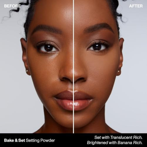 Morphe Bake & Set Setting Powder  Lightweight Talc-Free Finishing Powder for Face Makeup with a Soft  Natural Finish  Minimizes Shine for Up to 24HR