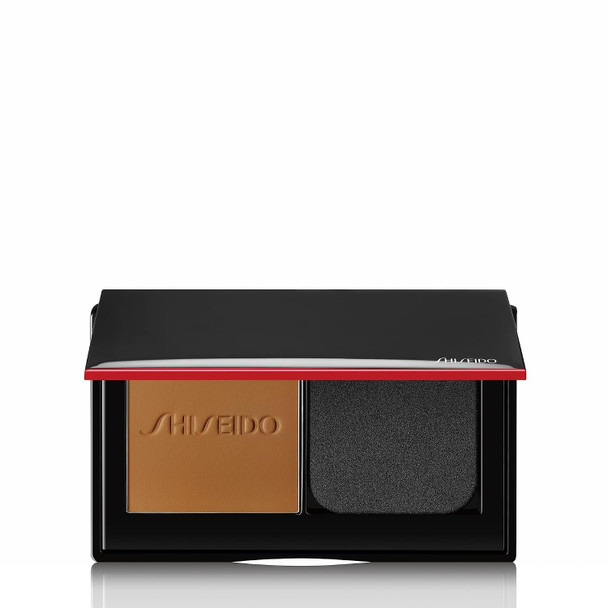 Shiseido Synchro Skin Self Refreshing Custom Finish Powder Foundation  24-Hour Sheer to Medium Buildable Coverage with Shine Control  Smudge Proof and Non-Comedogenic