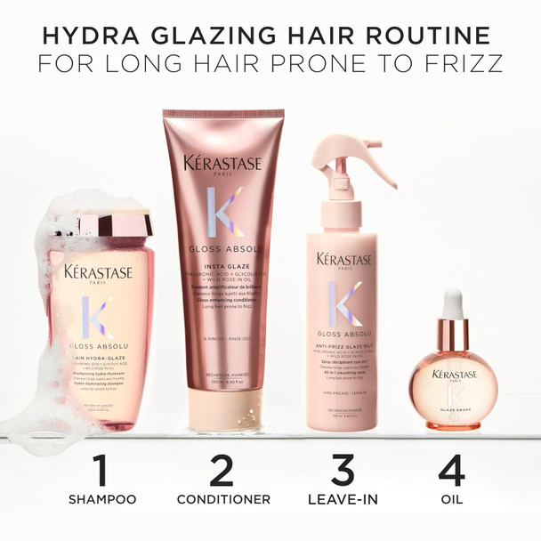 Kerastase Gloss Absolu Glaze Drops Anti Frizz Hair Oil Adds gloss and shine nourishes and hydrates hair