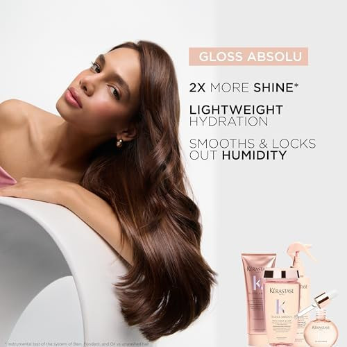 Kerastase Gloss Absolu Glaze Drops Anti Frizz Hair Oil Adds gloss and shine nourishes and hydrates hair
