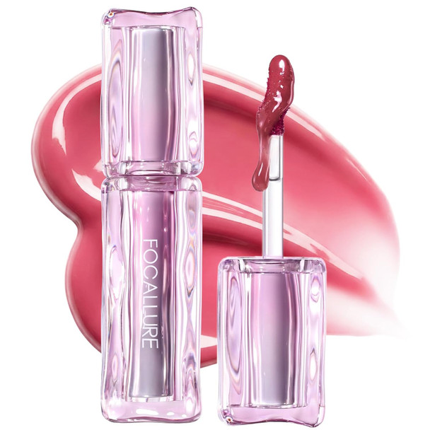 FOCALLURE Lip Tint Stain - Long-lasting, Hydrating, Waterproof, AQUA
