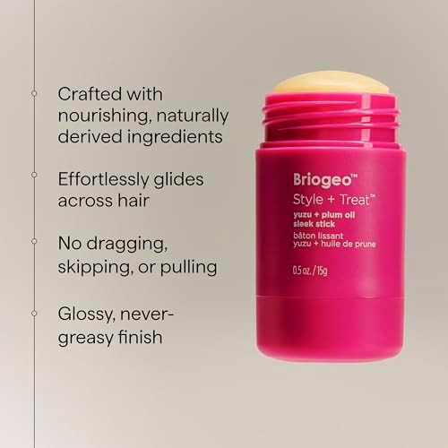 Briogeo Style Treat Hair Styling Sleek Stick Flyaway Control & Smooth Styles Lightweight Finishing Balm