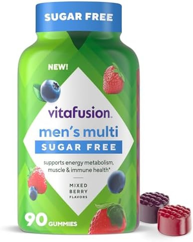 Vitafusion Men's Multivitamin Gummies Sugar Free 90 Gummy Vitamins