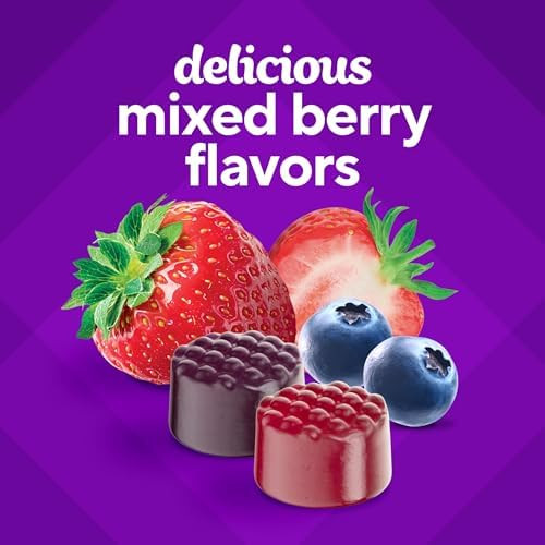 Vitafusion Sugar Free Men’s Multi Daily Gummy Multivitamins, Supports Energy Metabolism, Muscle and Immune Health (1), Mixed Berry Flavors, (Pack of 2)