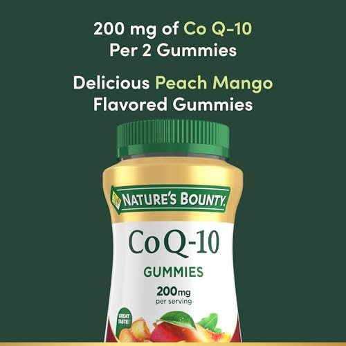Nature's Bounty CoQ10 Gummies, 200mg, 60 Count