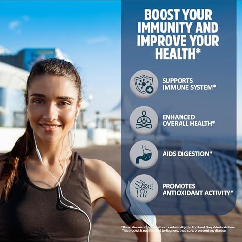 StrongVit Immune Support Supplement with Vitamin C, D3, Zinc, Echinacea, Elderberry