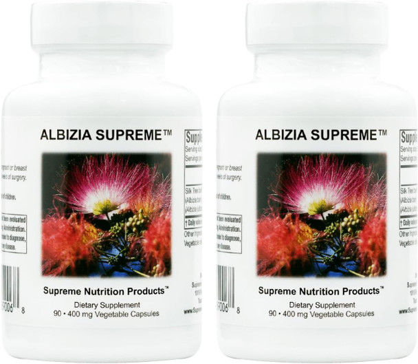 Supreme Nutrition Albizia Supreme, 90 Pure Silk Tree Bark Vegetarian Capsules