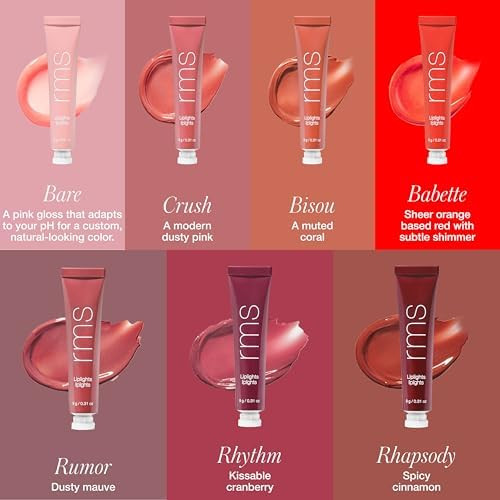 RMS Beauty Liplights Cream Lip Gloss, 0.3 oz