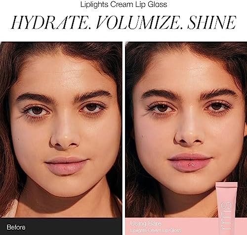 RMS Beauty Liplights Cream Lip Gloss, 0.3 oz