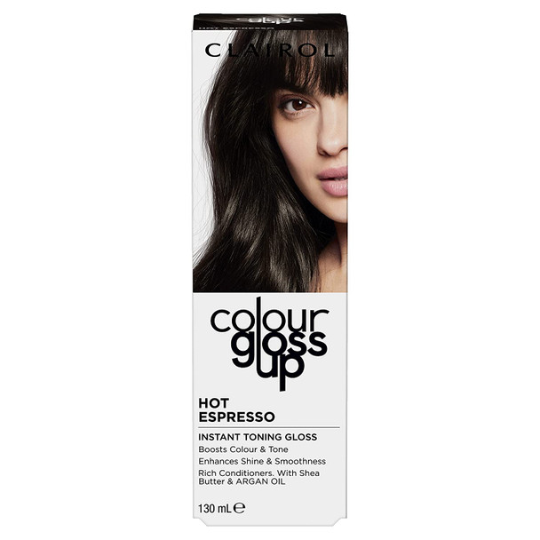 Clairol Colour Gloss Up, Temporary Colour Gloss, Hot Espresso, 130ml