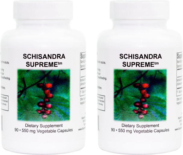 Supreme Nutrition Schisandra Supreme, 90 Pure Schisandra Fruit Vegetarian Capsules
