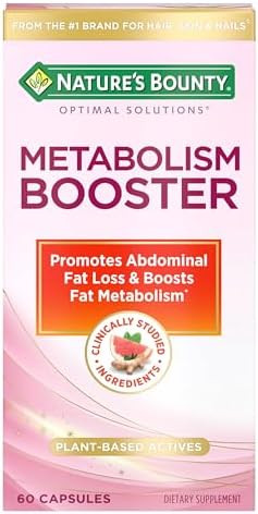 Nature's Bounty Optimal Solutions Metabolism Booster Supplement 60 Count