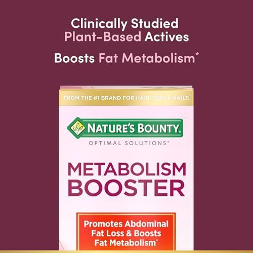 Nature's Bounty Optimal Solutions Metabolism Booster Supplement 60 Count