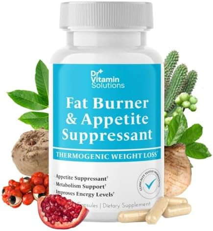 DR VITAMIN SOLUTIONS Fat Burner for Women and Men Thermogenic Appetite Suppressant