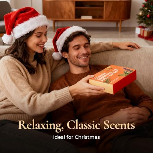 Gya Labs Classic Roll on Essential Oils Set - Each - Essential Oil Set Relaxation Womens Gifts for Christmas - Blends for Calm Aromatherapy Stocking Stuffers Relaxing Gifts for Women