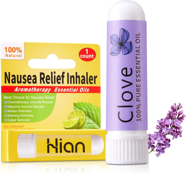 Hion Nausea Relief Mint Inhaler for Motion Sickness and Morning Sickness