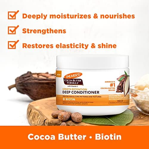 Palmer's Cocoa Butter & Biotin Length Retention Deep Conditioner (8.5 Oz)