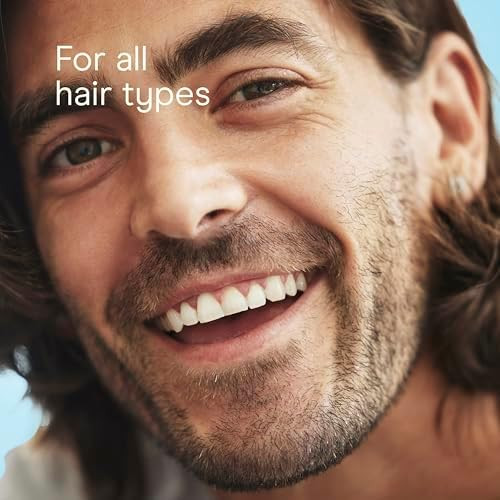 CONAIR Men Hair Brush Men’s Detangler Brush for Everyday Brushing and All Hair Types Flexible Cushion Base with Ball Tipped Bristles Won’t Snag