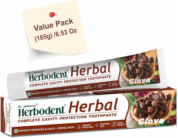 Herbodent Herbal Clove Toothpaste Natural Herbs