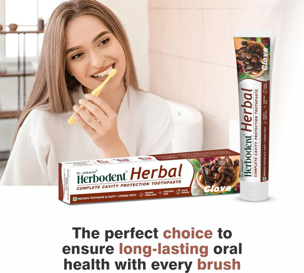 Herbodent Herbal Clove Toothpaste Natural Herbs