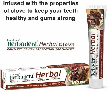 Herbodent Herbal Clove Toothpaste Natural Herbs