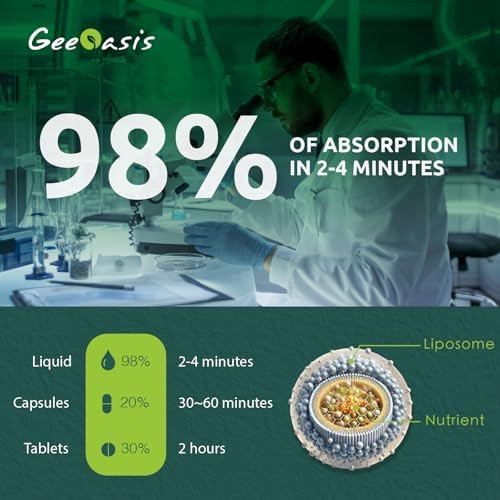Geeoasis Liposomal Liquid NAC Supplement 600 mg 2 Fl Oz  1 Pack