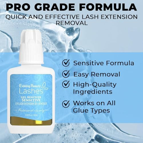 Existing Beauty Lash Extension Remover Gel  Sensitive Eyelash Remover 15ml