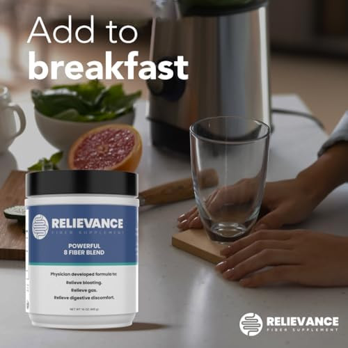 Relievance Fiber - Clean Formula - Bloating, Gas & Gut Relief