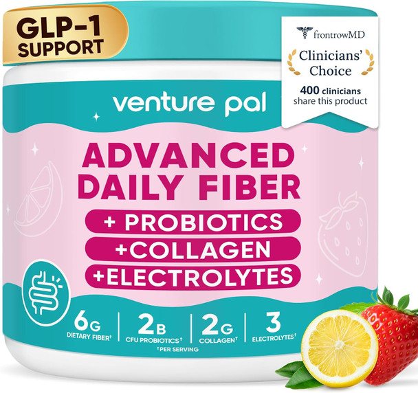 Venture Pal 6-in-1 Advanced Daily Prebiotic Fiber Supplement Powder