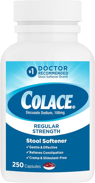 Colace Stool Softener Constipation Relief