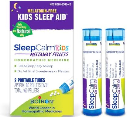 Boiron SleepCalm Kids Nighttime Relaxation Pellets - Melatonin-Free (Ages 3+)
