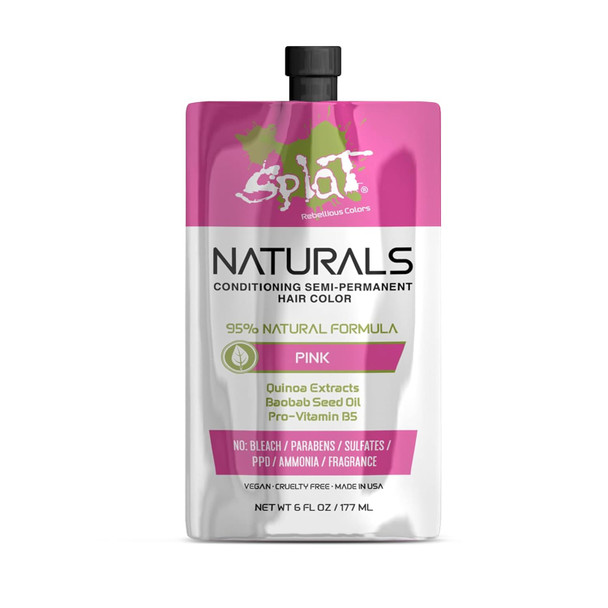 Splat Naturals Semi-Permanent Hair Color, Teal, 6 fl. oz