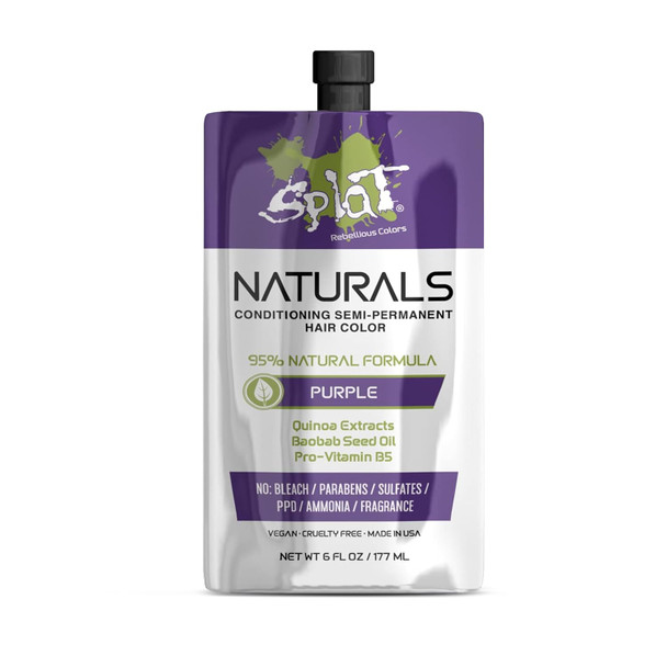 Splat Naturals Semi-Permanent Hair Color, Teal, 6 fl. oz