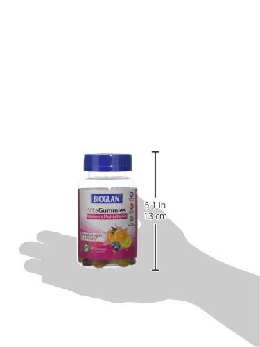 Bioglan Vitagummies | Women'S Multivitamin | Vegetarian Friendly | 3 Delicious Flavours | 60 Chewy Gummies