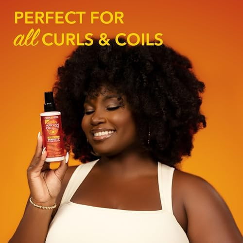 Creme of Nature Perfect 7™ Leave-In Treatment, 7-in-1 Spray For Frizz-Control, Protects From Heat and Detangles, Infused with Argan Oil  5.1 fl oz