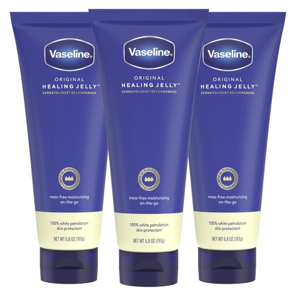 Vaseline Original Petroleum Healing Jelly Tube For Dry Skin 6.8oz 1ct