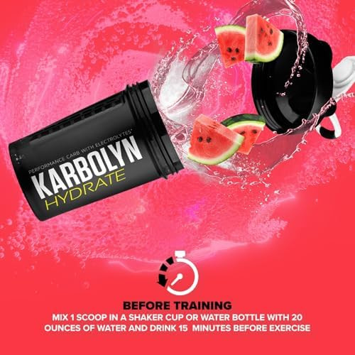 EFX Sports Karbolyn Hydrate | Carbohydrate Powder + Electrolytes | Sugar Free Sports Drink Mix | Fuel & Hydration | Stimulant Free | 66 Servings