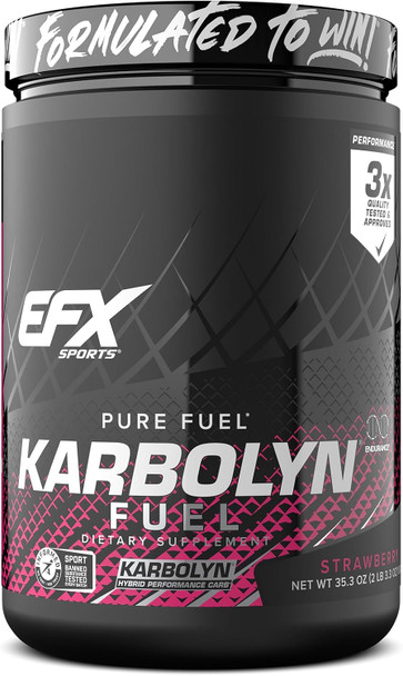 EFX Sports Karbolyn Fuel | Fast-Absorbing Carbohydrate Powder | Carb Load, Sustained Energy, Quick Recovery | Stimulant Free | 18 Servings